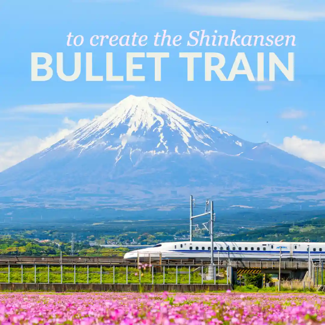 Japanese Shinkansen Bullet Train design inspired by the splash-less entry of a Kingfisher beak 2